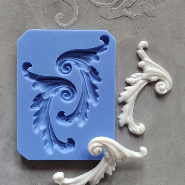 Appliques vintage Silicone Mold, onlays de meubles, upcycling de meubles, éléments décoratifs