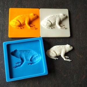 Frog tile mold, Silicone mould, toad applique , concrete mold , cement mold , backsplash tiles, mold for resin, frog moulding