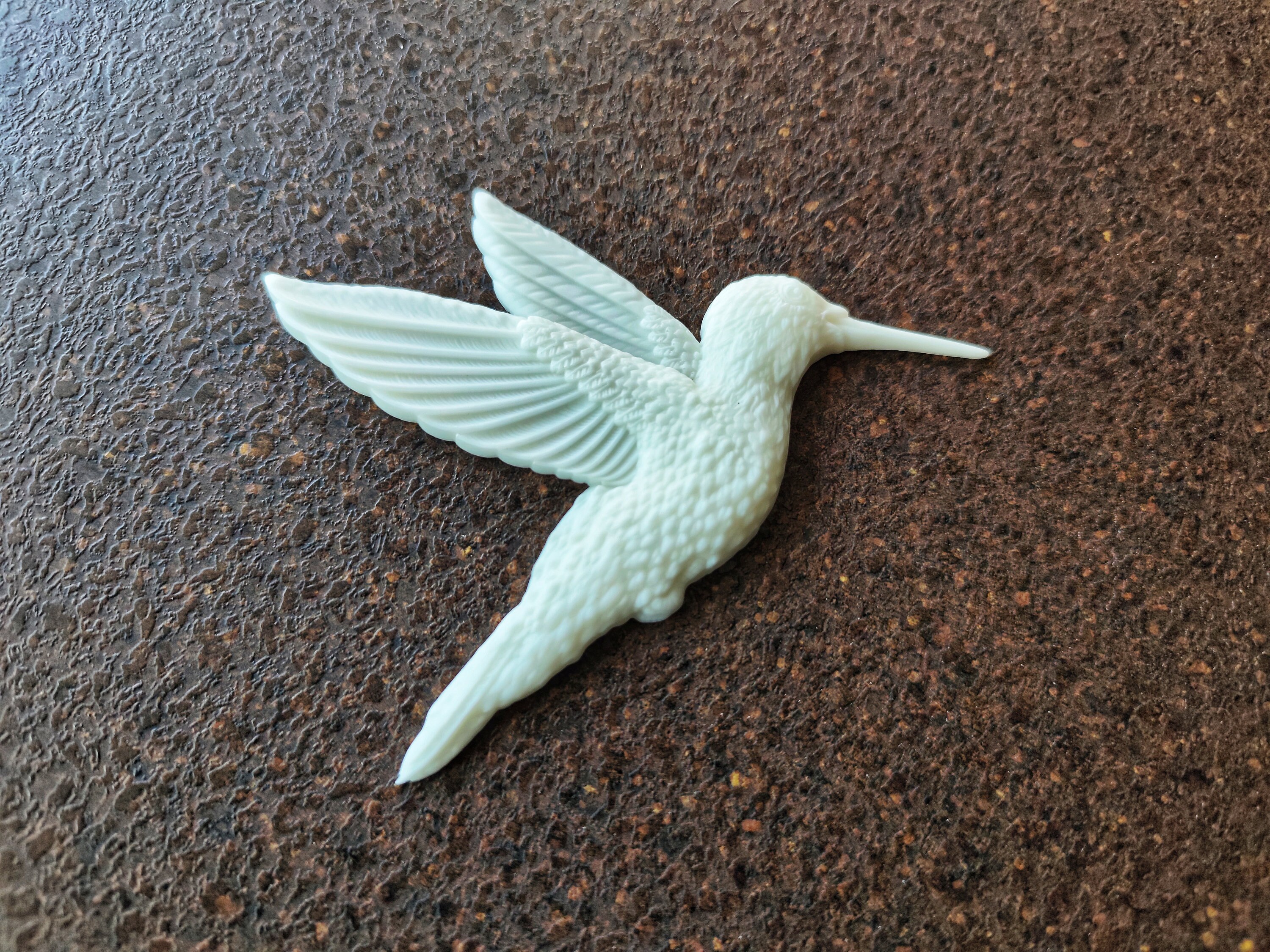 Hummingbird Resin Onlay: Furniture Applique, Bird Decor (4.3 Inch) - Etsy