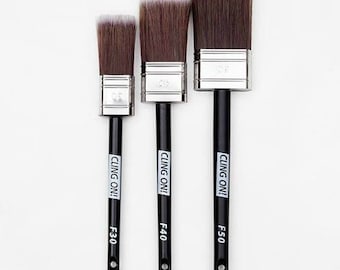 Cling On Flat Paint Brush F30 F40 F50 FA40 sizes. painter supplies , smooth finish brush , furniture painters , restoration supplies