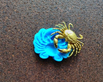 Crab Silicone Mold || sea creatures. Mold for fondant, resin, clay