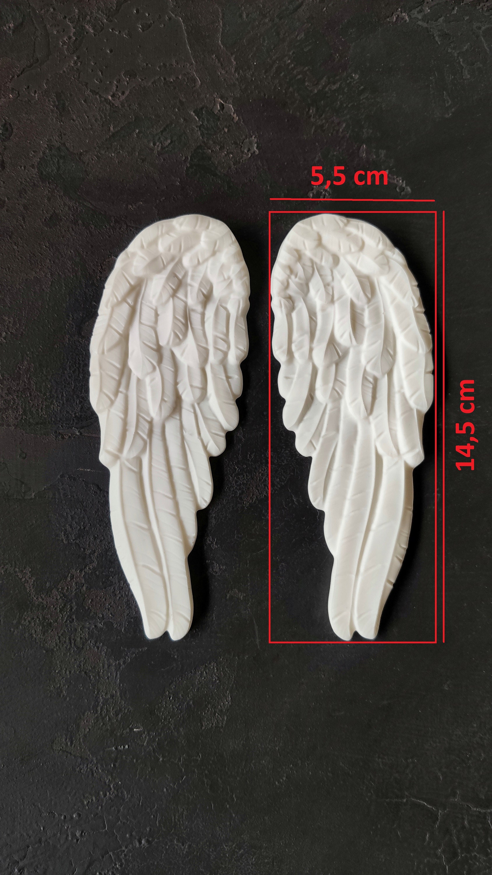 Resin Angel Wings Pair, Furniture Appliques, DIY Embellishment - Etsy
