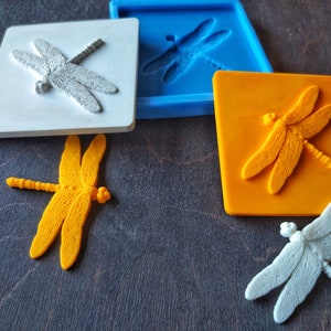 Dragonfly tile mold , Silicone mould , dragonfly applique , concrete mold , cement mold , backsplash tiles, mold for resin