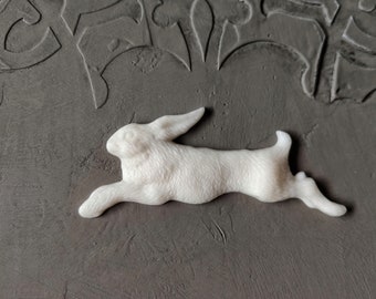 Rabbit, Bunny resin applique, furniture appliques, furniture mouldings, resin castings, rabbit onlay