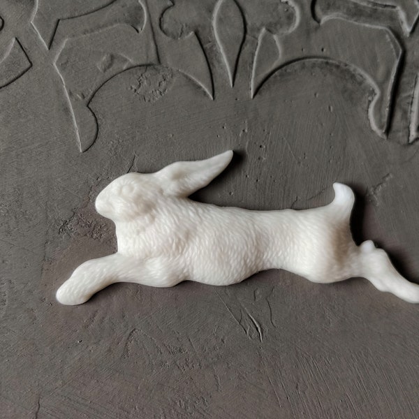 Rabbit, Bunny resin applique, furniture appliques, furniture mouldings, resin castings, rabbit onlay