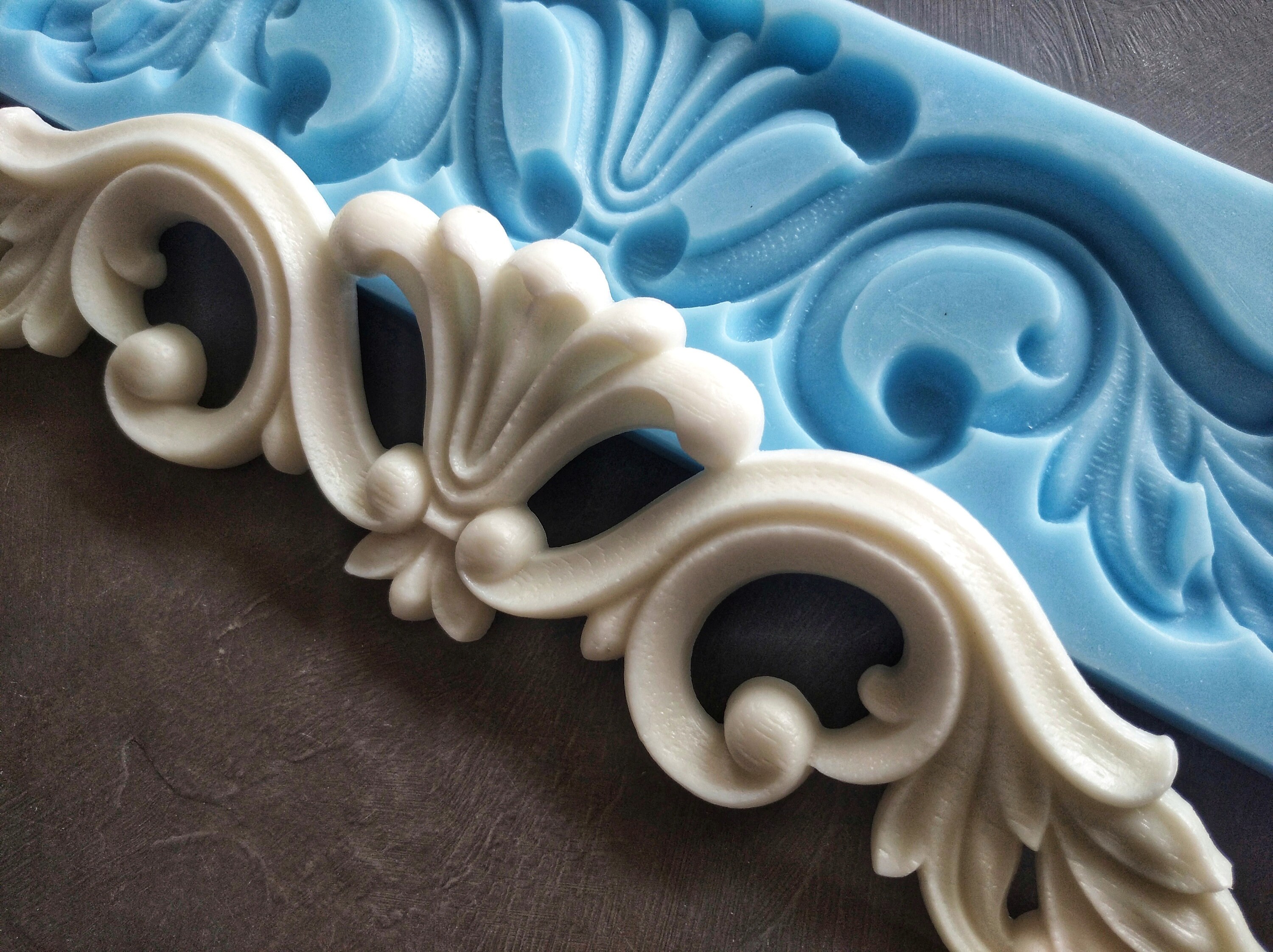 Moule En Silicone Orné – Feuilles Moulures DIY – Décoration Meubles Et Projets Créatifs