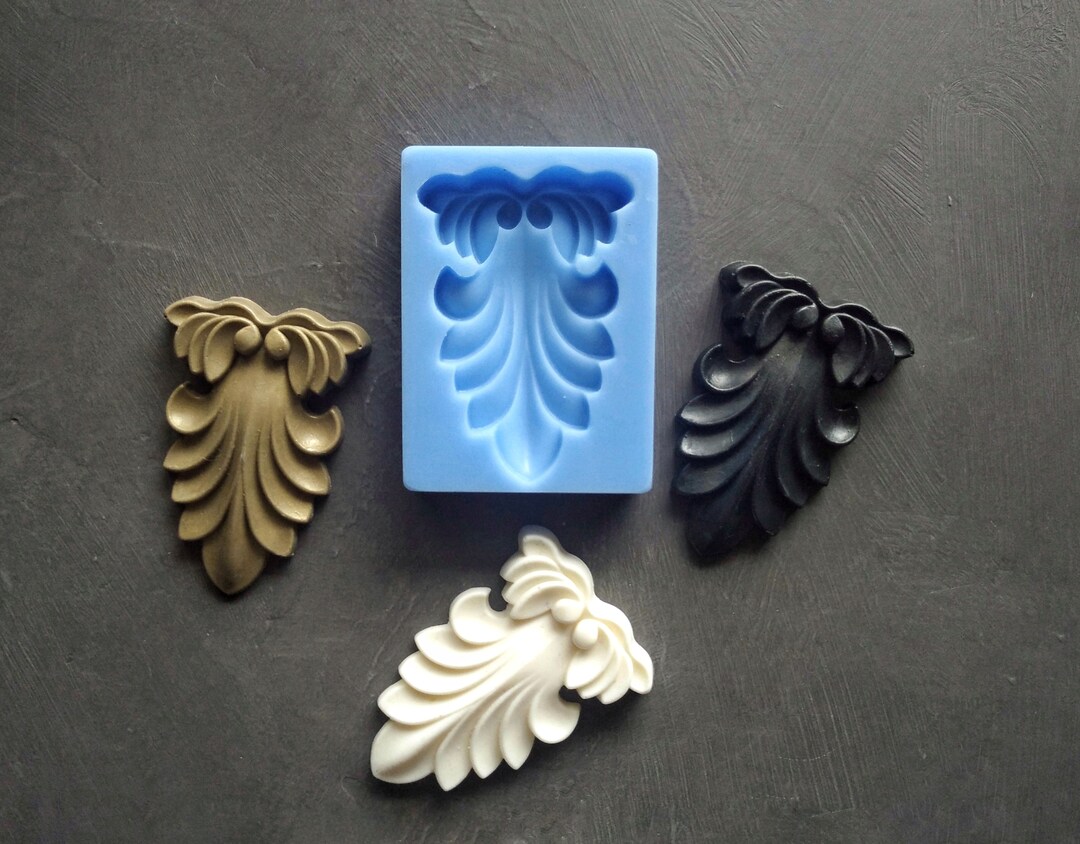 Silicone Mold for Acanthus Moulding, Molds for Clay, Molds for Resin