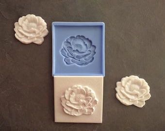 Flower Silicone Mold: 3D Tile, Resin, Concrete Applique