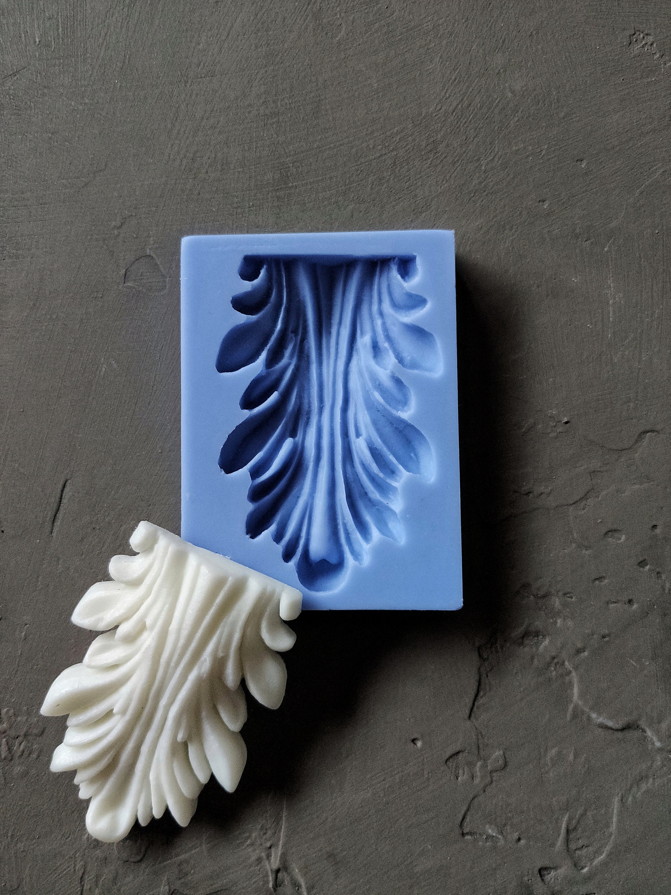 Silicone Mold, Acanthus Leaf Applique, Furniture Embellishment - Etsy