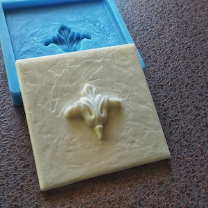 Antique ornament 3D tile mold, Silicone mould, antique applique, concrete mold, cement mold, vintage tiles, antique tiles, mould for resin