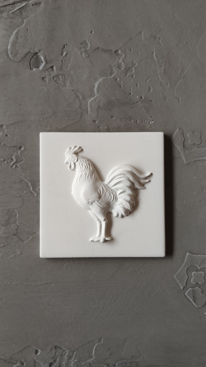 Rooster Inlay Cockerel Resin Applique | Rooster Furniture Onlay, 2.7x3.1 Inch - Etsy