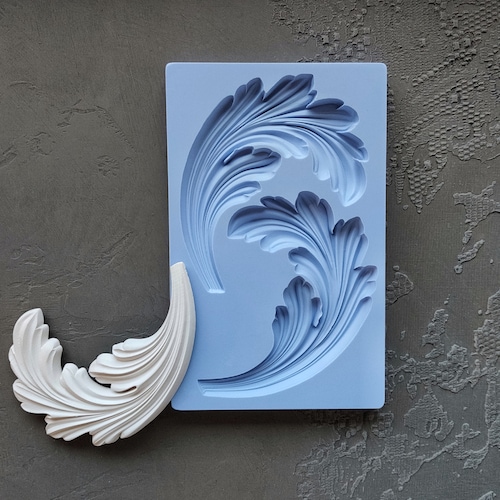 Silicone Mold Chic Pair Furniture Appliques Mold for Clay Etsy