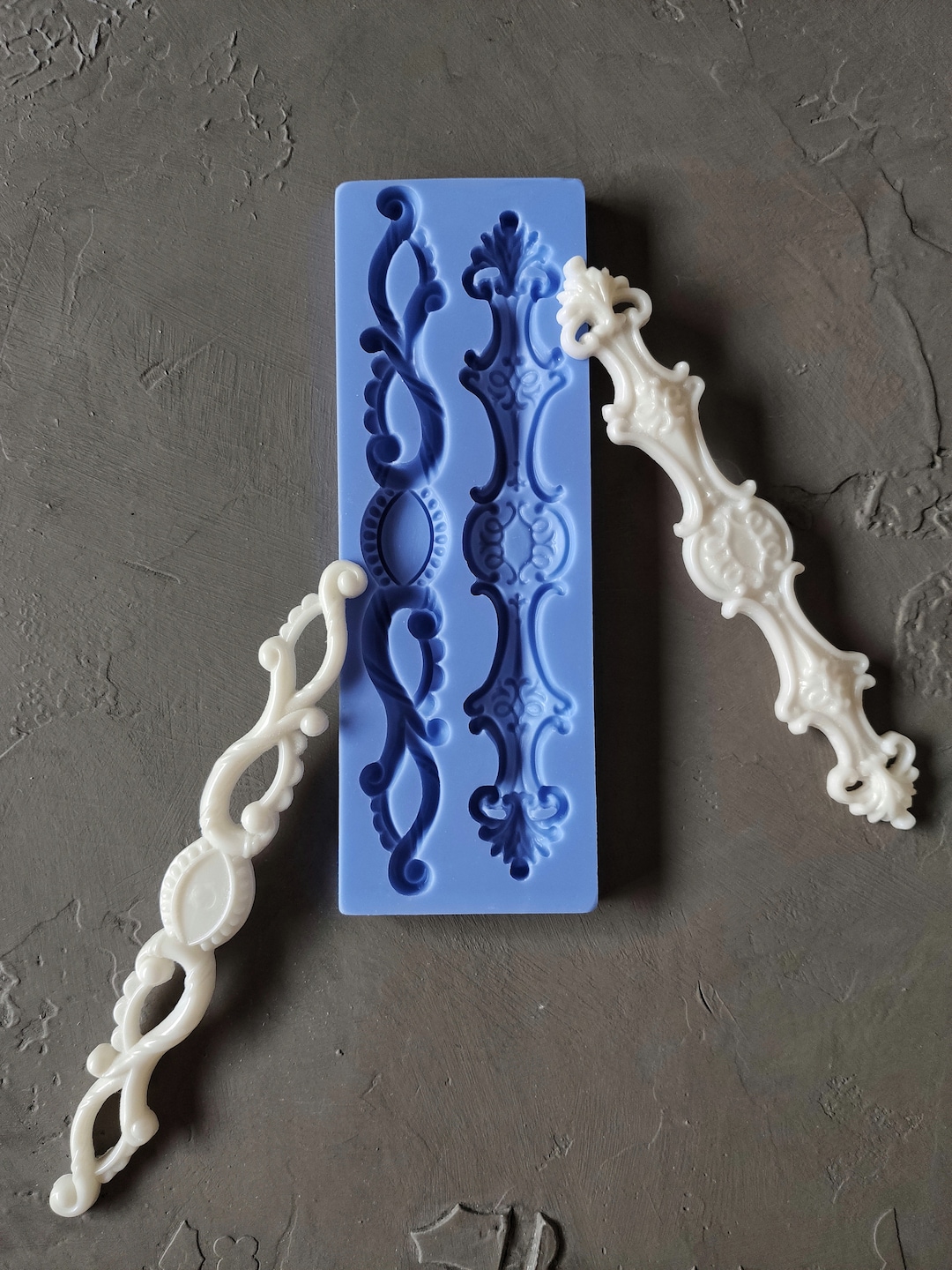 Silicone Mold Chic Appliques Furniture Appliques Moulds Etsy