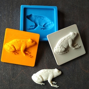 Frog 3d tile mold , Silicone mould , toad applique , concrete mold , cement mold , backsplash tiles, mold for resin, frog moulding