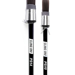 Cling On Pointy round brushes PS10 PS 12 PS14  sizes. painter supplies , smooth finish brush , furniture painters , restoration supplies