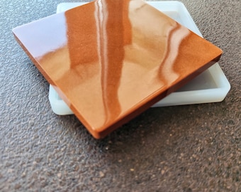 Square smooth tile silicone mold different sizes | resin tray mold | mold for resin | mold for concrete | epoxy tiles mold