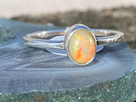 Ethiopian welo opal ring sale