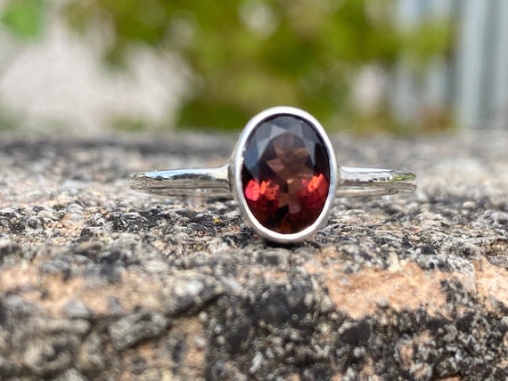 Sterling silver on sale tourmaline ring