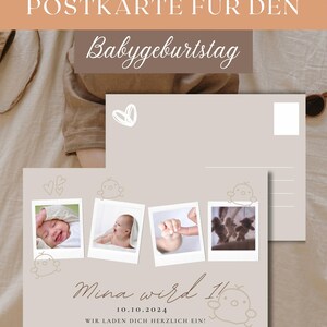 Postkarte Einladung Geburtstag – Set 10x Kinderparty Karten Querformat für Jungen & Mädchen, bunte Einladungskarten Kinder Feier