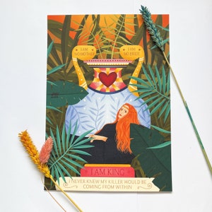 Florence and the Machine &#39;King&#39; A4 Art Print: Indie Music Decor