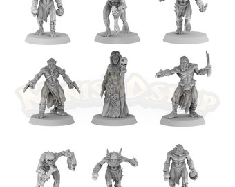 Ghouls - HQ Dungeon by Minis3D
