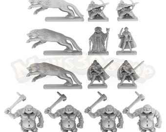 Mage of the Mirror, Elf Quest Original - HQ Dungeon by Minis3D