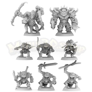 Orc Custom - HQ Dungeon by Minis3D & Enfenix