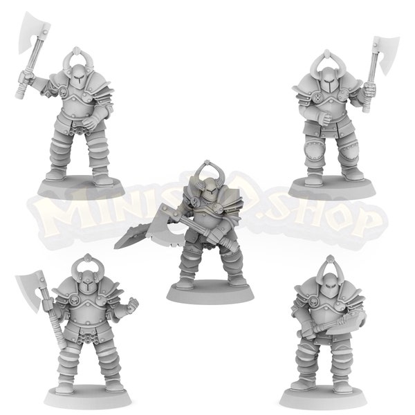 Chaos Warrior Classic Remake - HQ Dungeon van Minis3D