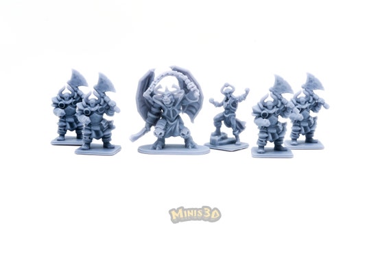 RETROCRUSADE F Zargon Minis3D Schizzo Heroquest