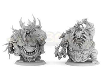 Hand-Painted Great Unclean One Warhammer, Age of Sigmar, 40K