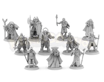 Endbosse: Ulag, Gulthor, Mentor, Grak, Ragnar, Lord Warlock, Balur, Zargon – HQ Dungeon von Minis3D