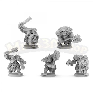 Black Steel Clan Orcs - Pack (5M) ON611