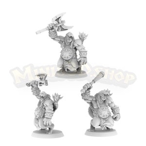 Fimir Warrior 2 - HQ Dungeon by Minis3D