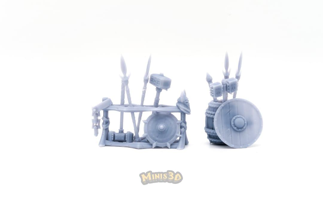 Dungeon Torque Racks Weapon Racks - HQ Dungeon by Minis3d - Etsy