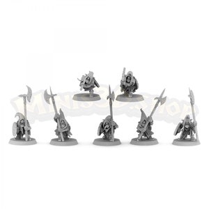 Swamp Goblin Halberdiers - Pack (7M) HG077