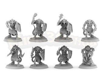 Skaven Warriors - Pack (8M) VA162