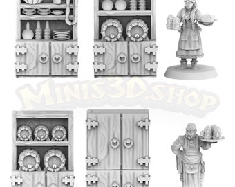 Tavern Innkeeper - HQ Dungeon by Minis3D