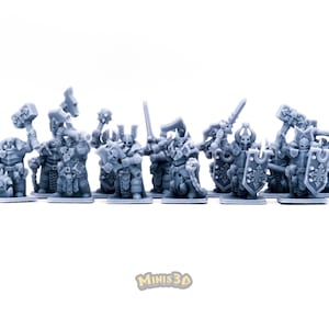 Blood Warriors 1 - HQ Dungeon by Minis3D