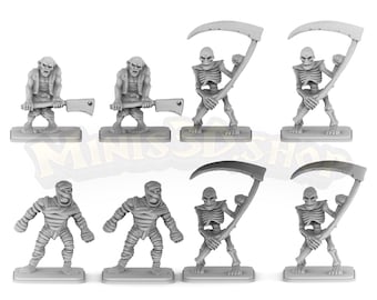 Undead: Mummy, Skeleton, Zombie Original - HQ Dungeon by Minis3D