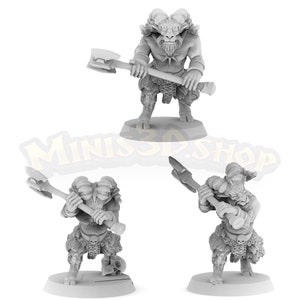 Beastmen Double Axe - Pack(3M) CV005