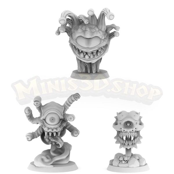 Death Eye: Beholder,  Spectador, Death Tyrant - HQ Dungeon by Minis3D