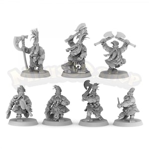 Berserkers Dwarves - Pack (7M) HG094