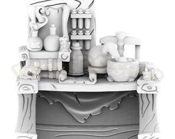ヴァイアル アルケミスト・ミニ The Alchemist mini The Apothecary Alchemist - 28mm or 32mm Scale Dnd Miniature
