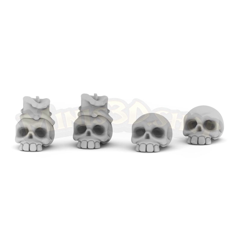 Accessories Arcadia HQ Dungeon by Minis3D Skull (4U)