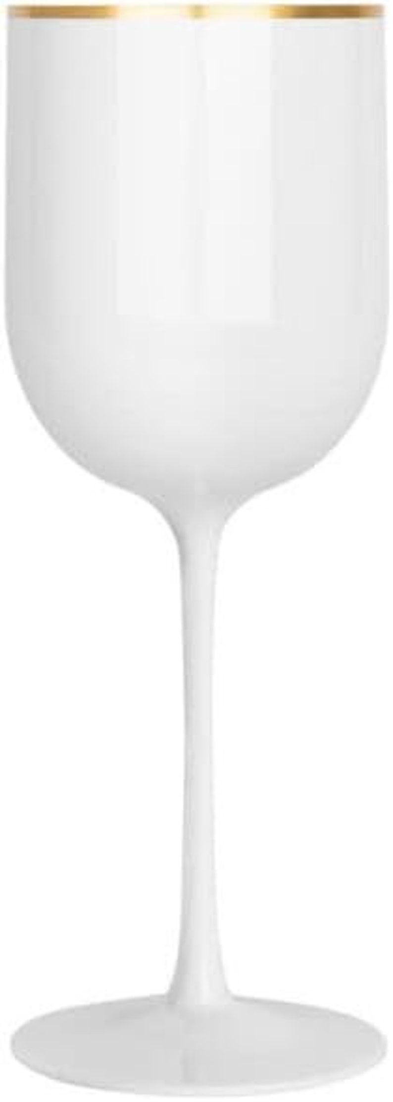 Plastic Goblets Wine Glasses BPA Free 12 Oz Disposable Elegant Drink Cups for Parties Wedding ...
