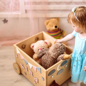 Carrito para guardar juguetes hotsell