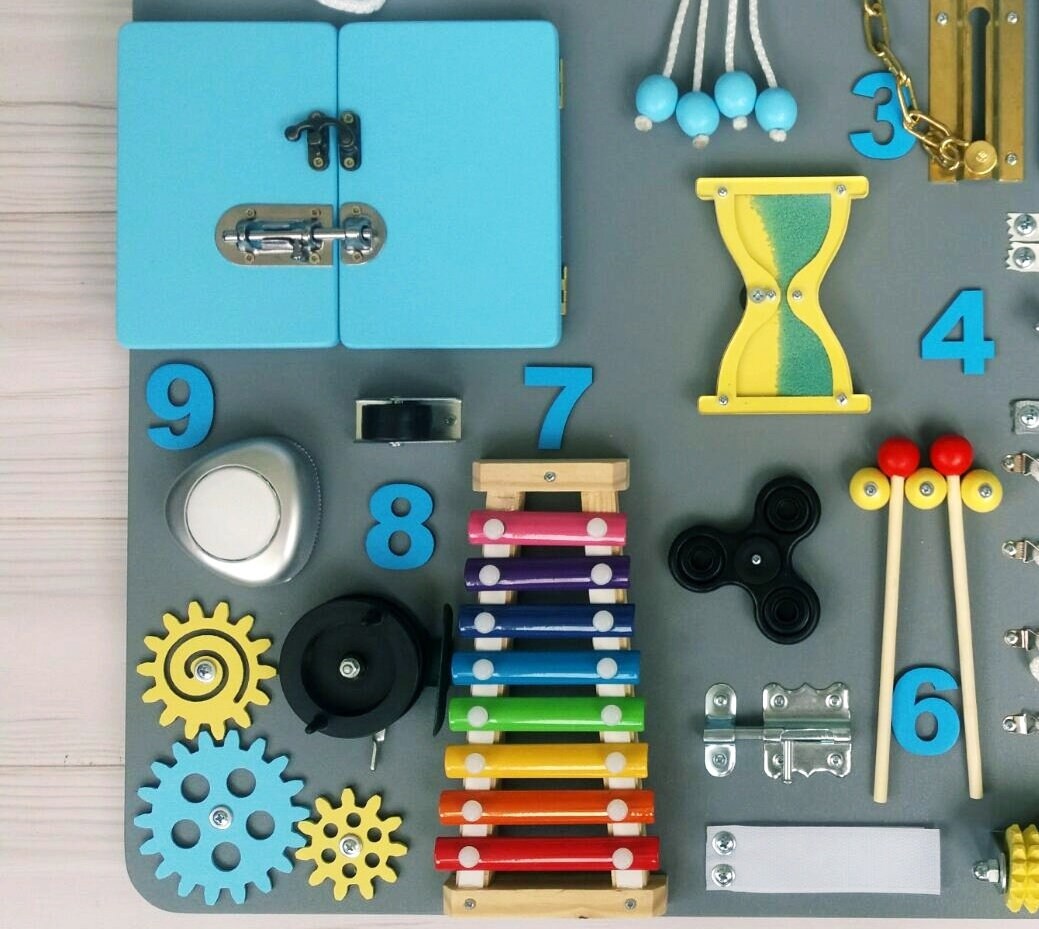 Personalized Busy Board 196 255 inch for Toddler Quick Etsy