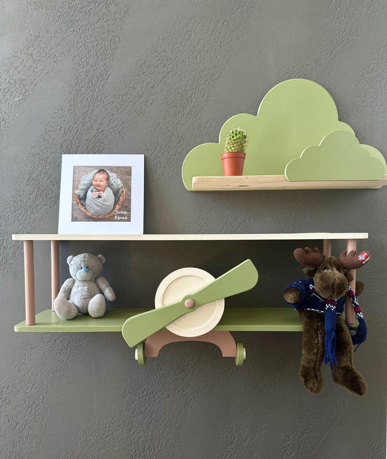 montessori furniture
toy wall storage
airplane shelf
aviation nursery
kids wall bookshelf
wooden bookshelf
kids floating shelf
3 year old boy gift
gift for nephew
grandchild gift idea
baby boy furniture
birthday baby gift
wall mounted shelf