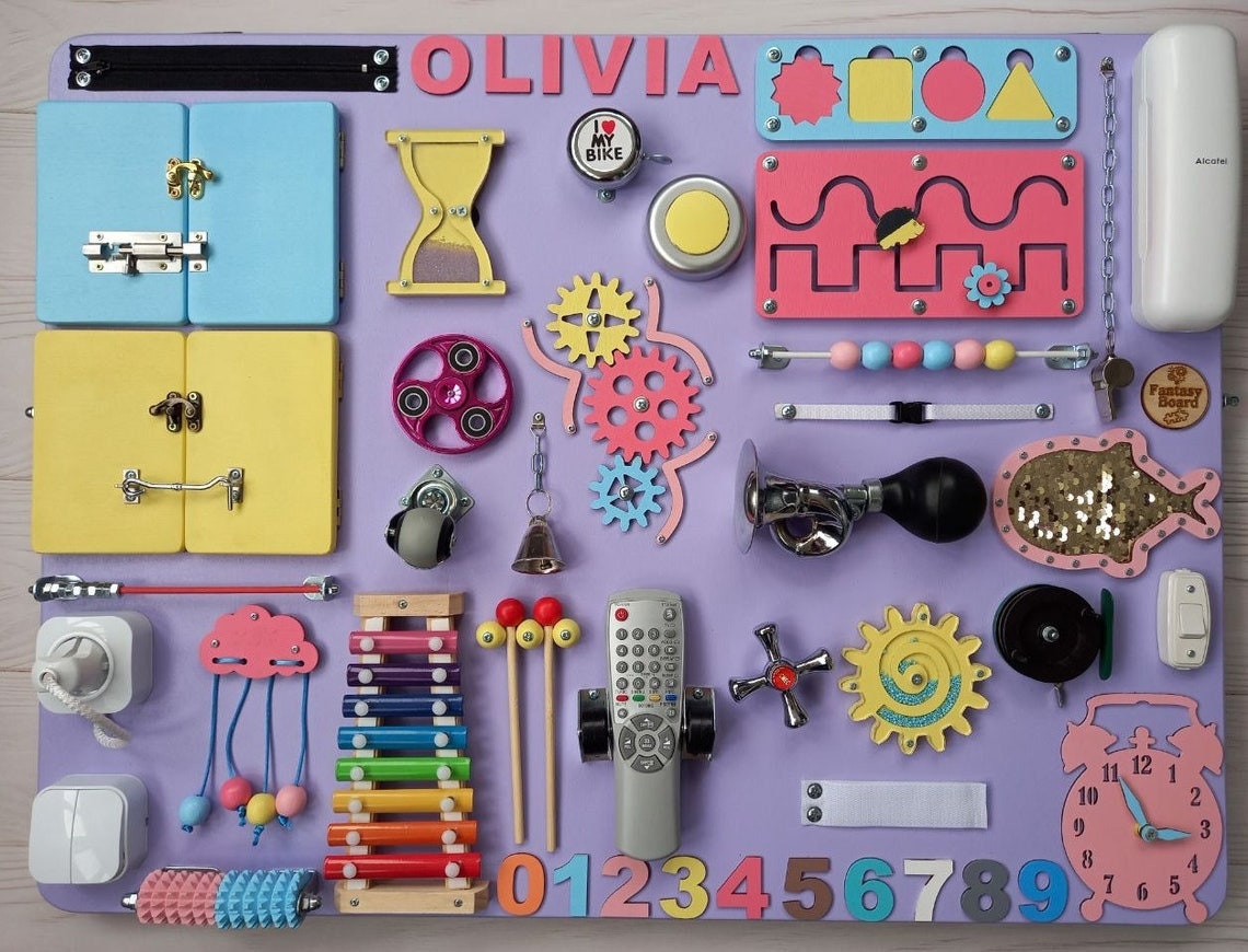 Ticket To Ride Board Game Montessori Busy Board For Toddlers 1-3