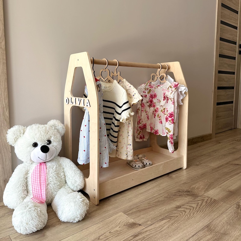 Baby Cloth Rack Present Baby Shower Basket Clothing Rack - Etsy